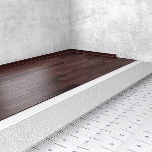 монтаж системы шумоизоляции пола 50 мм